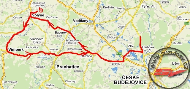 poslední návrh trasy