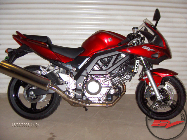 Suzuki SV 650 S 2007 ( funglovka - uvedeno do provozu 2008 )