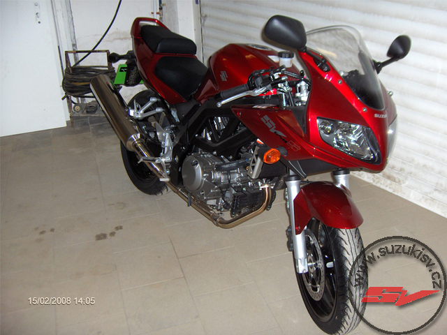 Suzuki SV 650 S 2007 ( funglovka - uvedeno do provozu 2008 )