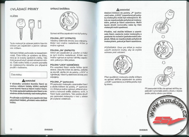 Suzuki SV650S 2008 navod 007