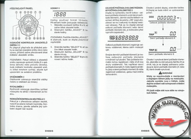 Suzuki SV650S 2008 navod 008