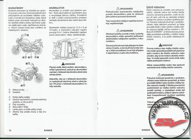 Suzuki SV650S 2008 navod 020