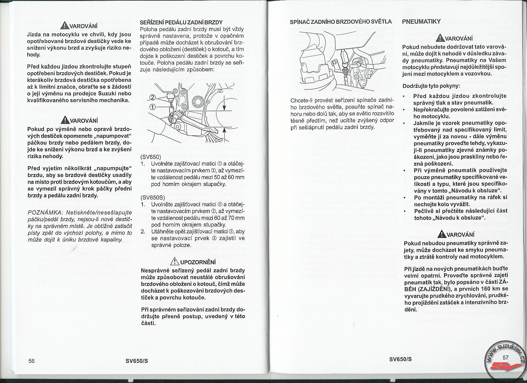 Suzuki SV650S 2008 navod 029