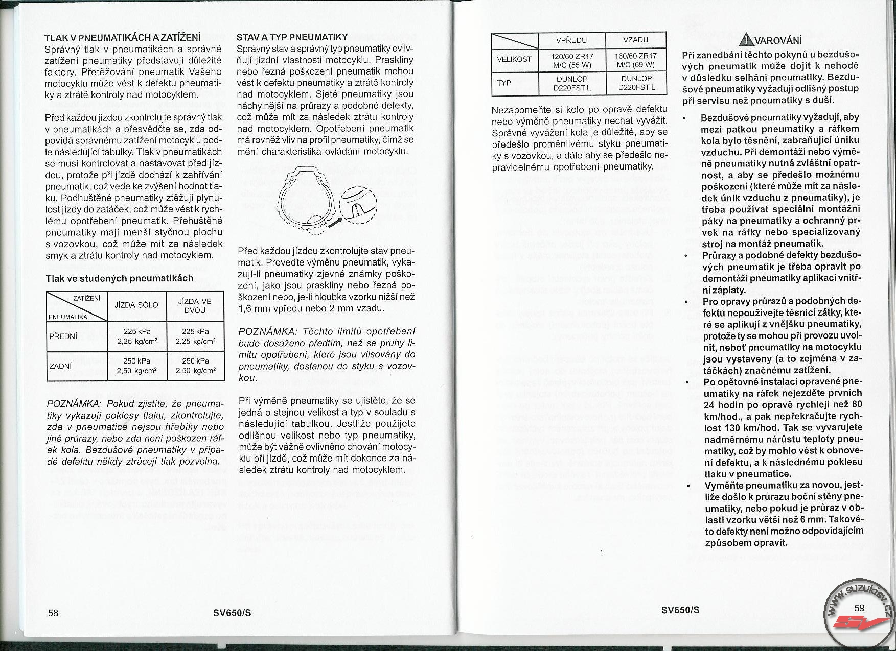 Suzuki SV650S 2008 navod 030