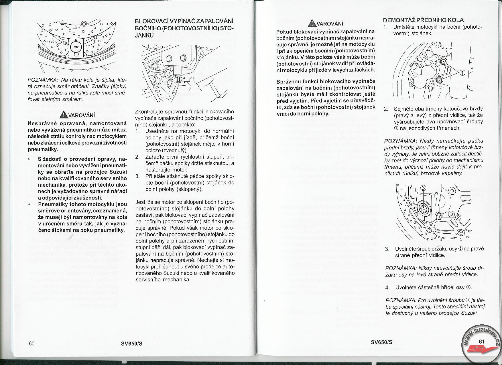 Suzuki SV650S 2008 navod 031
