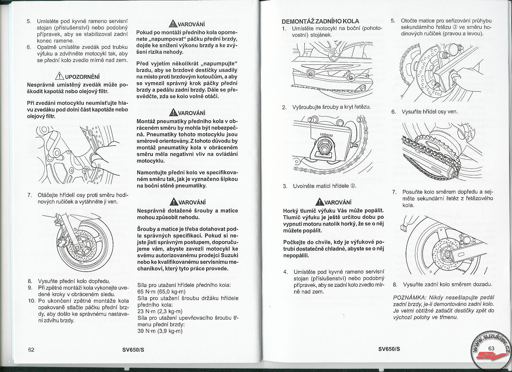 Suzuki SV650S 2008 navod 032