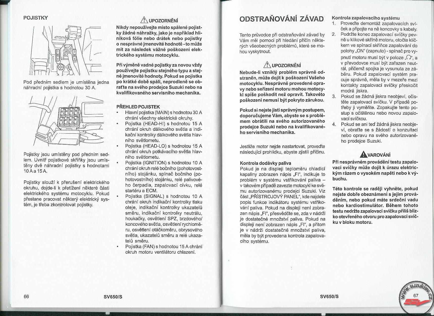 Suzuki SV650S 2008 navod 034